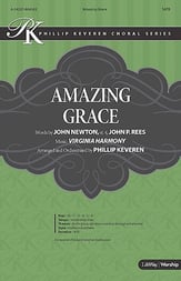 Amazing Grace SATB choral sheet music cover